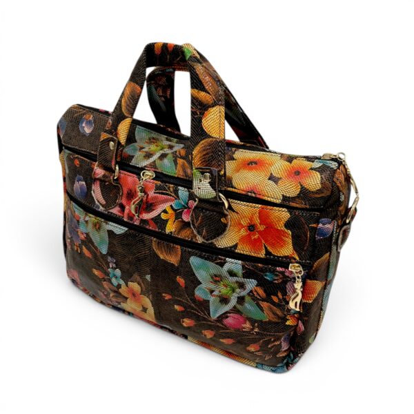 Geantă damă din piele naturală multicoloră Celeste – Model YG110-10