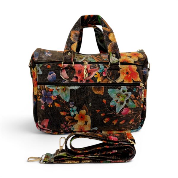 Geantă damă din piele naturală multicoloră Celeste – Model YG110-10