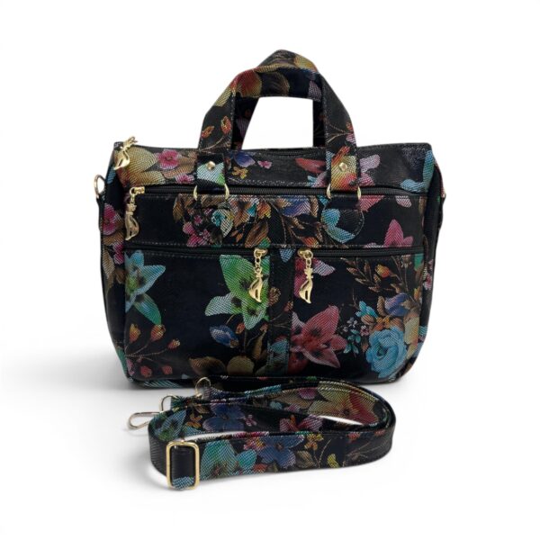 Geantă damă din piele naturală multicoloră Celeste – Model YG110-12