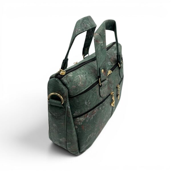 Geantă damă din piele naturală suede multicoloră Celeste – Model YG110-11