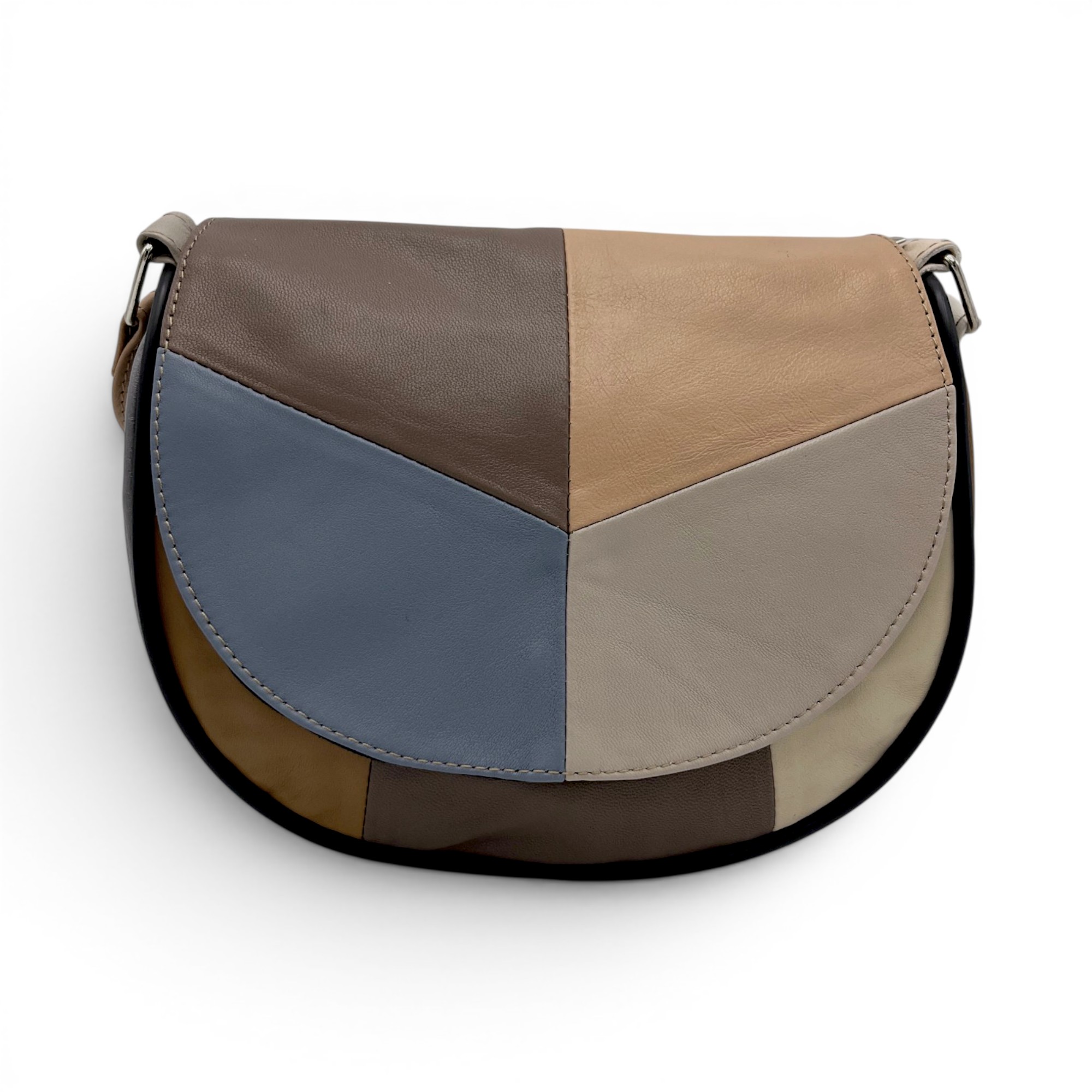 Geantă damă mini Mocha Blue R30-28 – design geometric elegant și accente moderne (4) Geantă damă mini Mocha Blue R30-28 – design geometric elegant și accente moderne