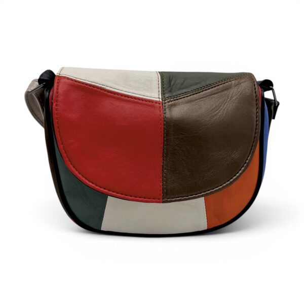 Geantă damă mini Scarlet R30-25 – design artistic multicolor și eleganță practică