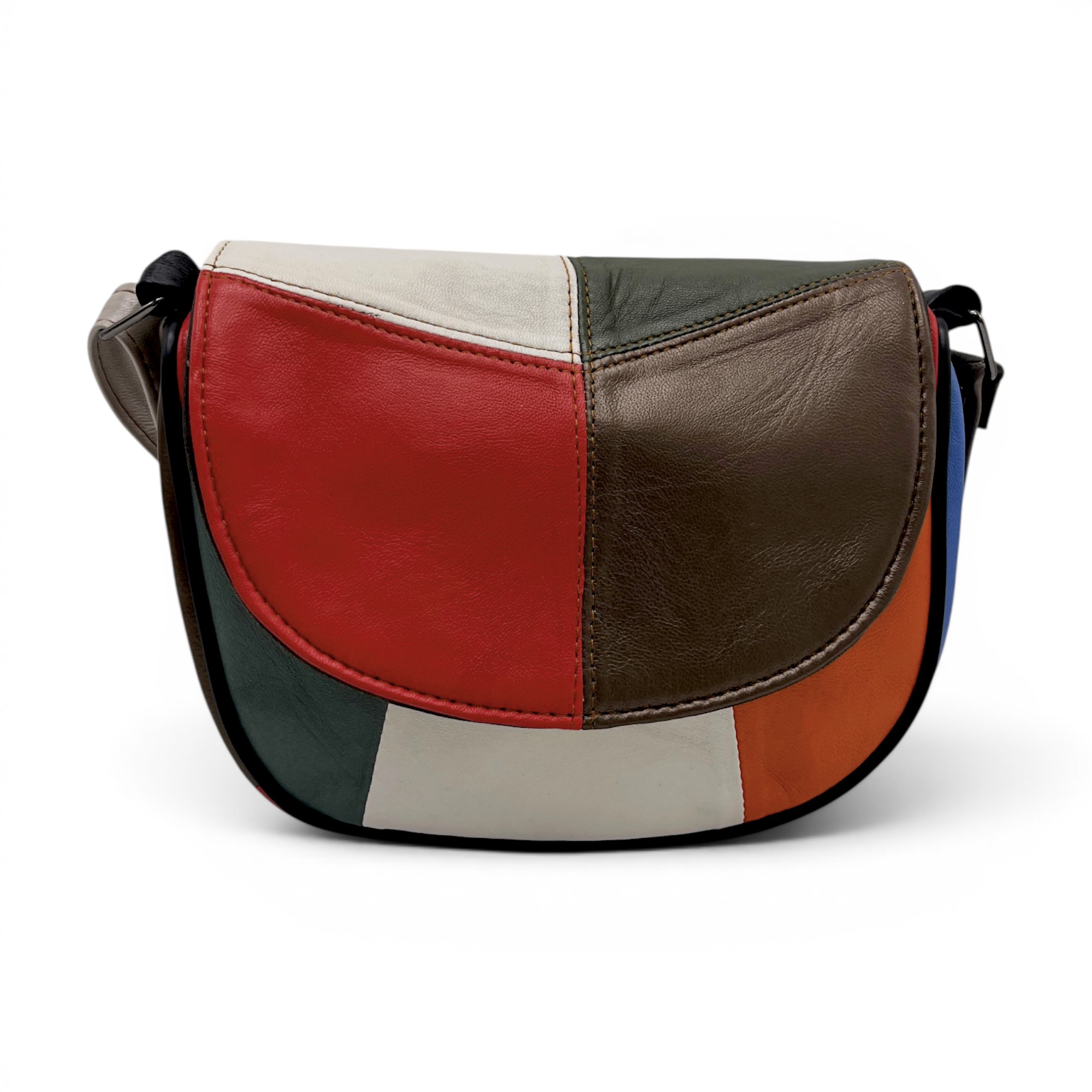 Geantă damă mini Scarlet R30-25 – design artistic multicolor și eleganță practică
