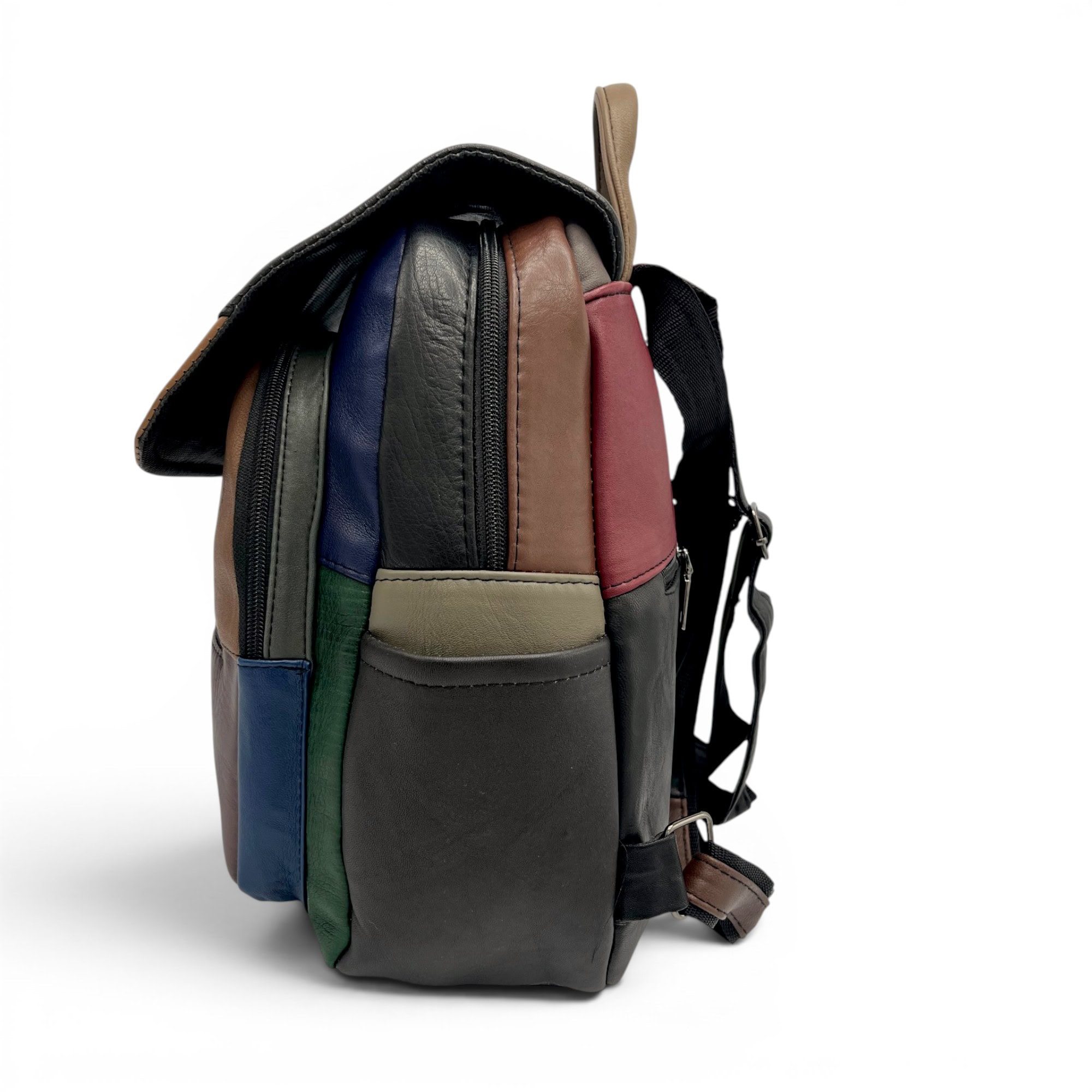 Rucsac colorat pentru laptop și călătorii, spațios și ergonomic.
