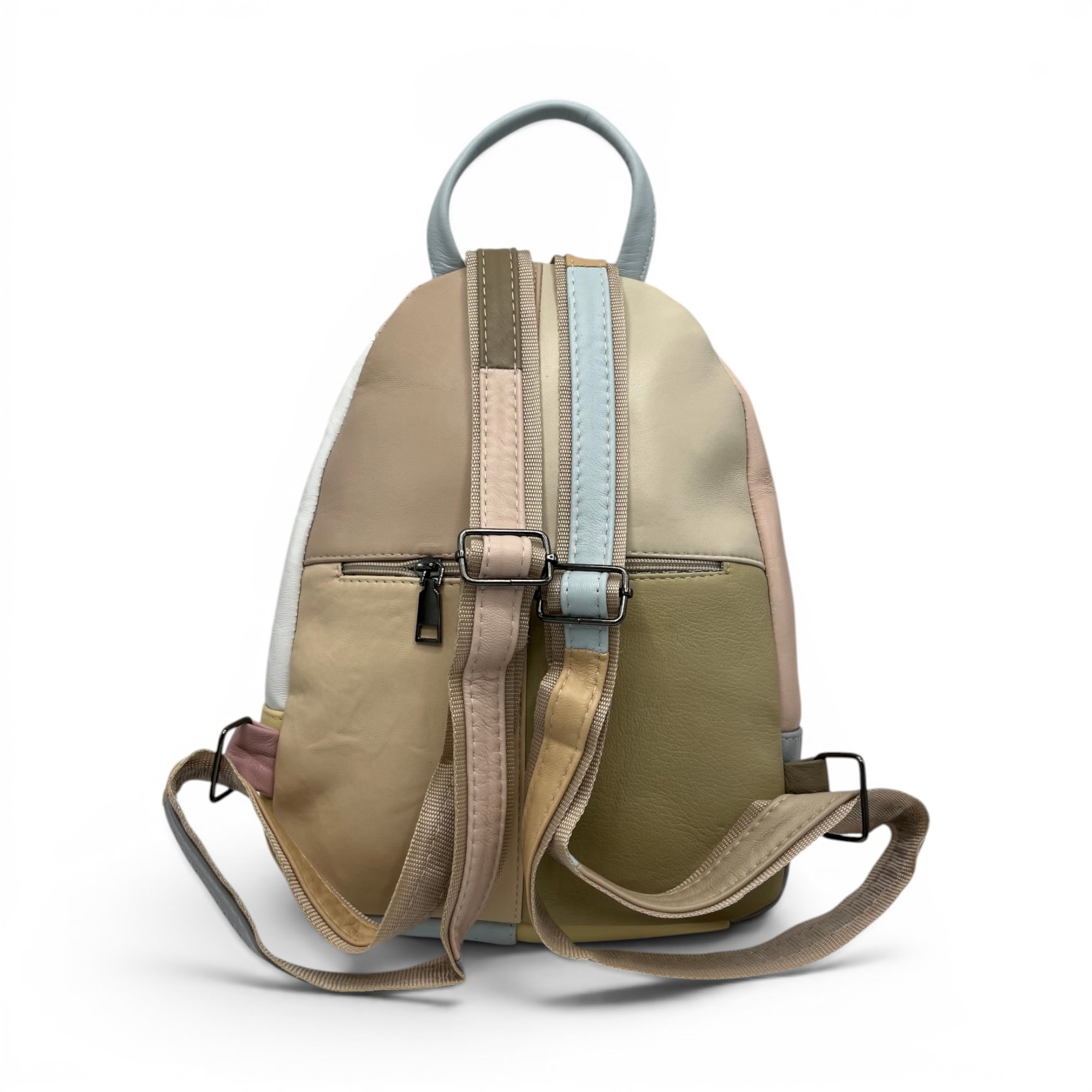 Rucsac casual cu design colorat și multiple compartimente, ideal pentru stilul urban și activități z.