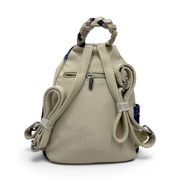 Rucsac damă Silvia Rosa Beige SR25-093B1 – design floral delicat și stil casual elegant