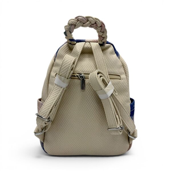 Rucsac damă Silvia Rosa Beige SR25-095B1 – design floral artistic și stil casual boem