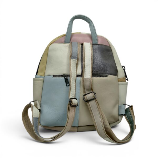 Rucsac damă din piele naturală Selina Unique S100-26 – eleganță pastel și funcționalitate pentru fiecare zi