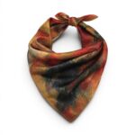 Batic damă din mătase 100% reversibil – Autumn Ember X11-12 – 70 × 70 cm, Cutie Cadou
