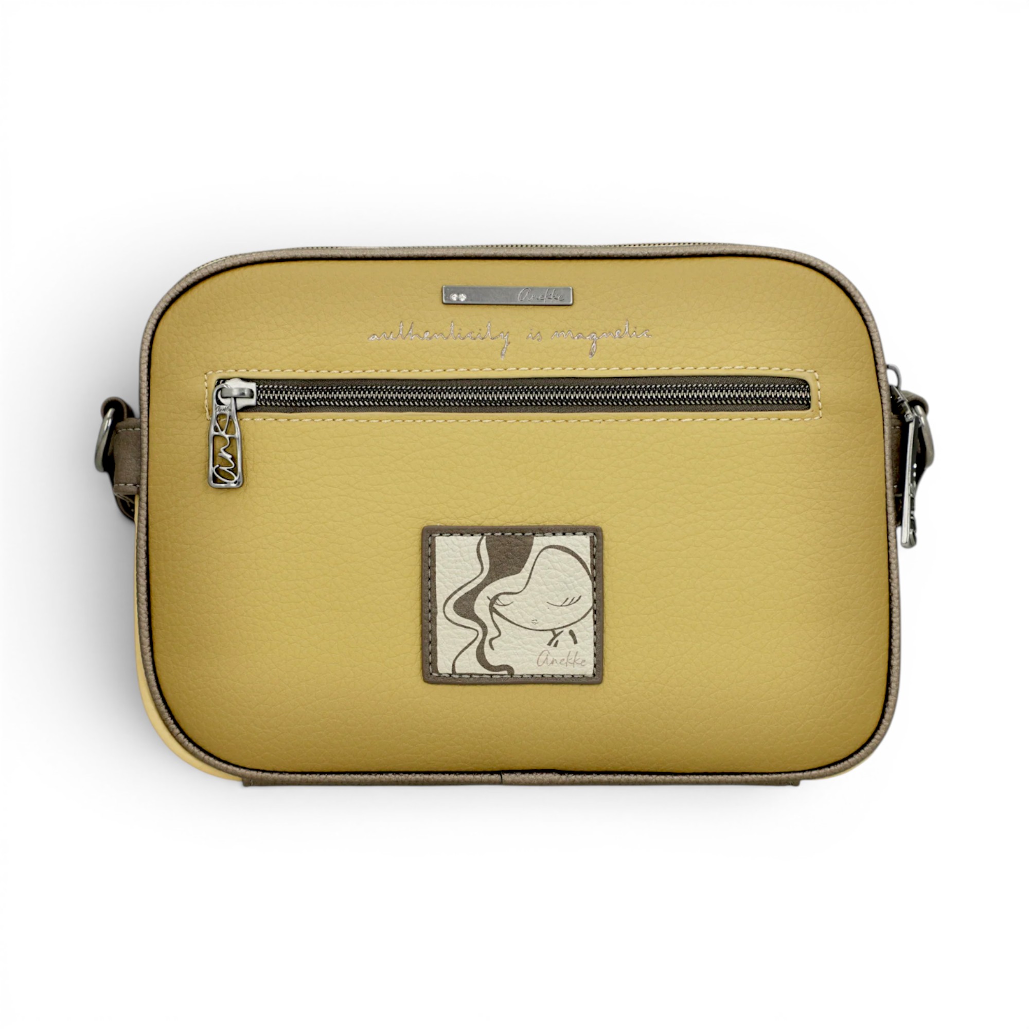 Geantă damă Anekke Branch 42643-547 – crossbody verde olive, inspirată de natură și libertate