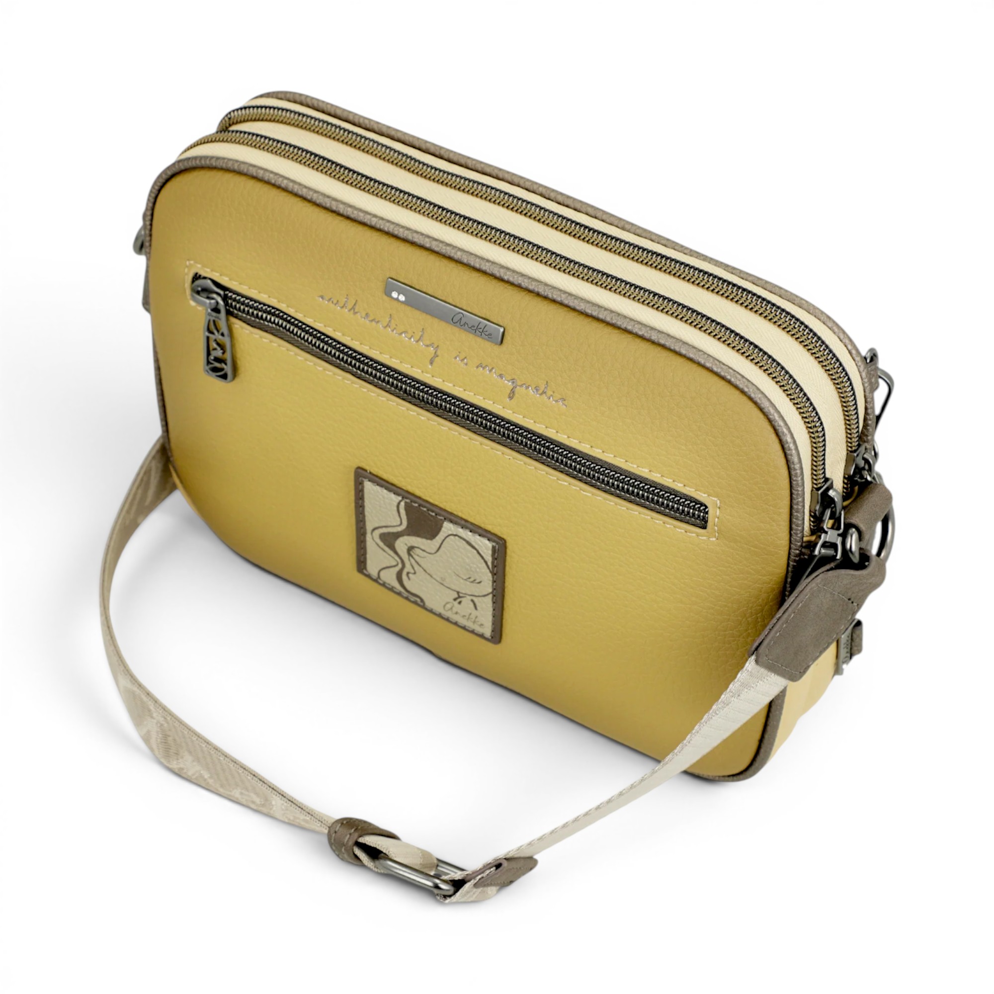 Geantă damă Anekke Branch 42643-547 – crossbody verde olive, inspirată de natură și libertate