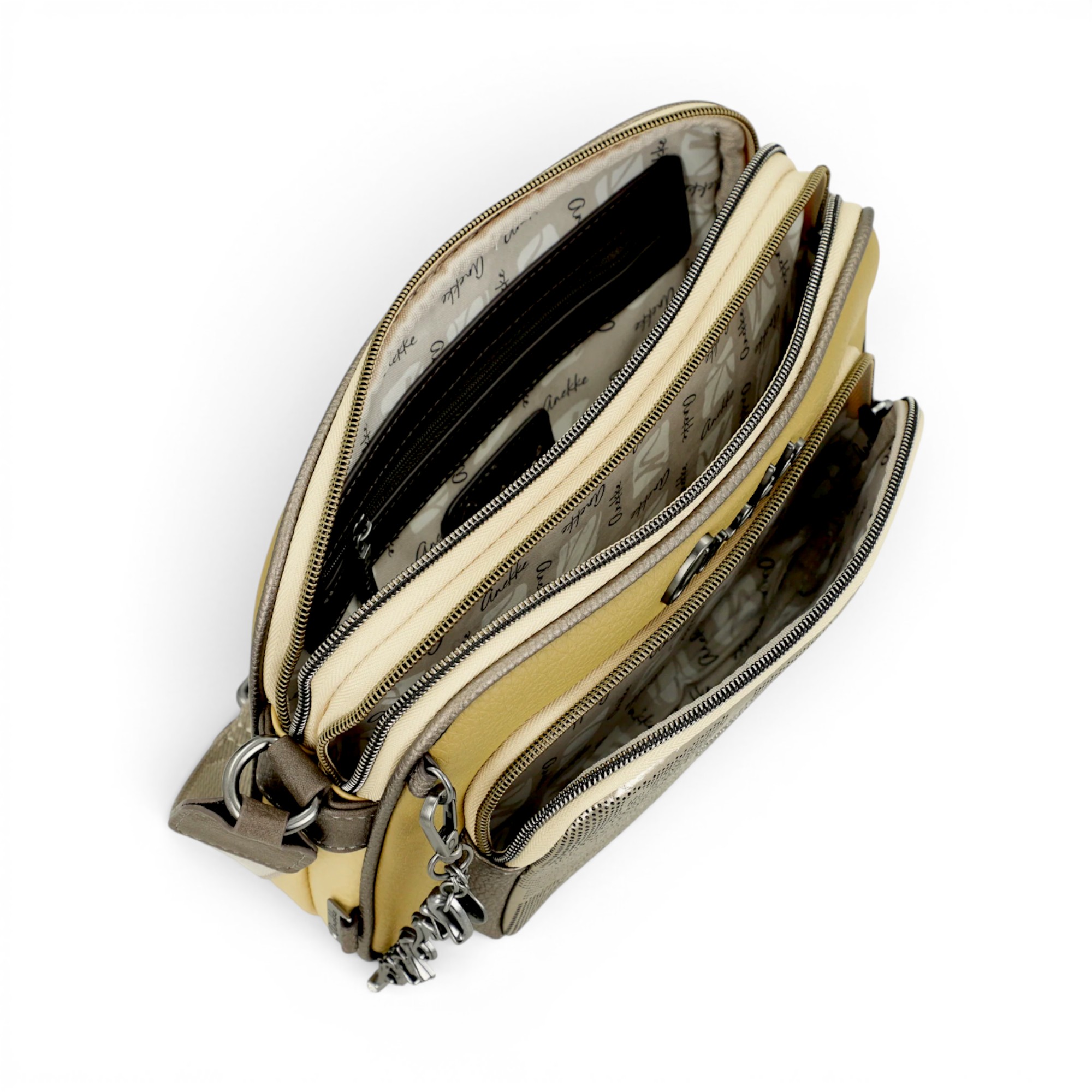 Geantă damă Anekke Branch 42643-547 – crossbody verde olive, inspirată de natură și libertate