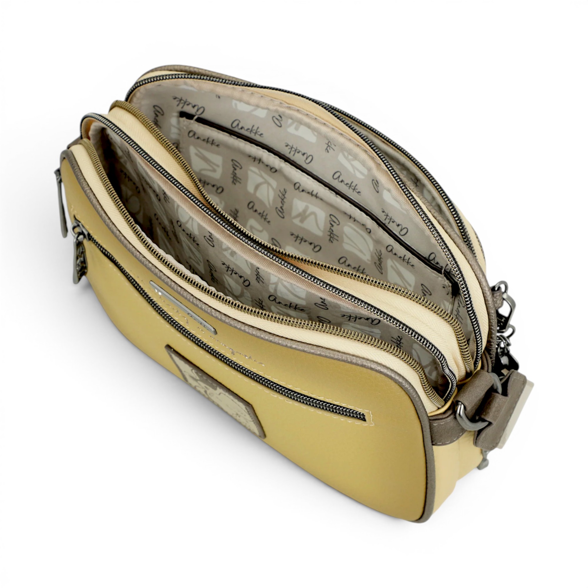Geantă damă Anekke Branch 42643-547 – crossbody verde olive, inspirată de natură și libertate