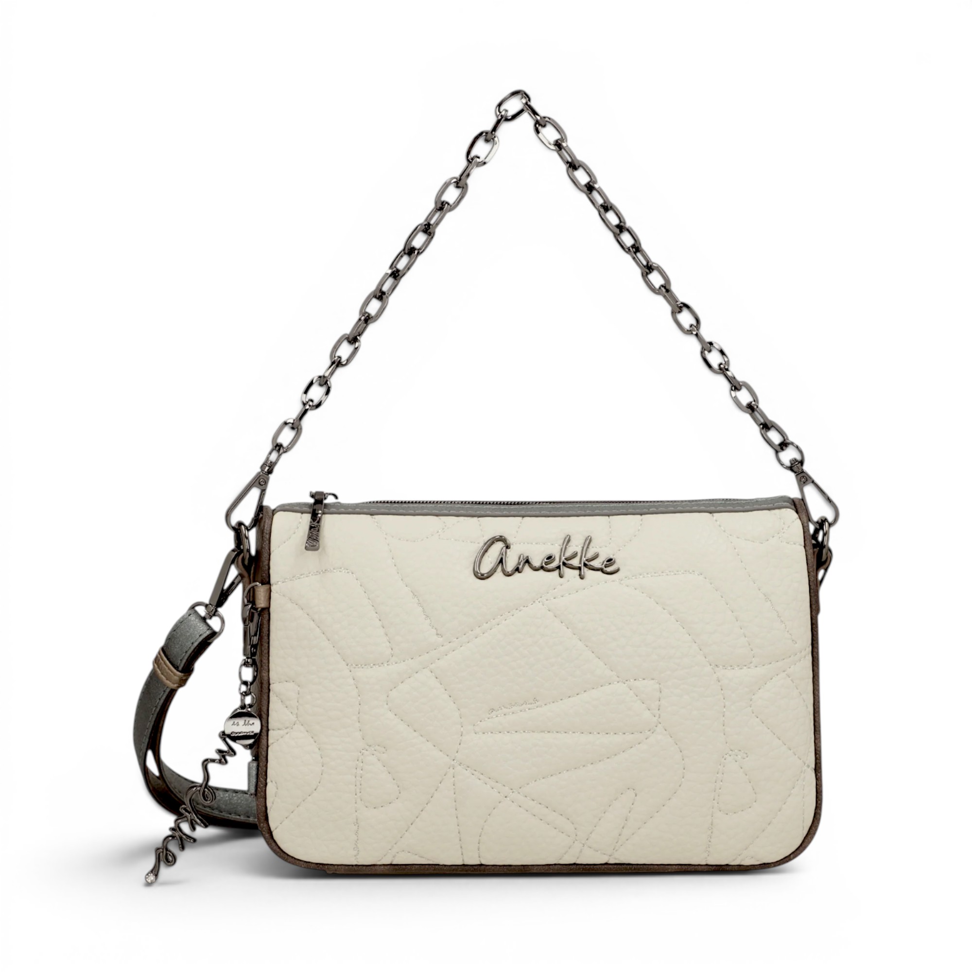 Geantă damă Anekke Essentials 42603-588-1 – crossbody bej, design practic și eleganță de zi cu zi