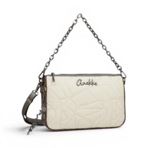 Geantă damă Anekke Essentials 42603-588-1 – crossbody bej, design practic și eleganță de zi cu zi