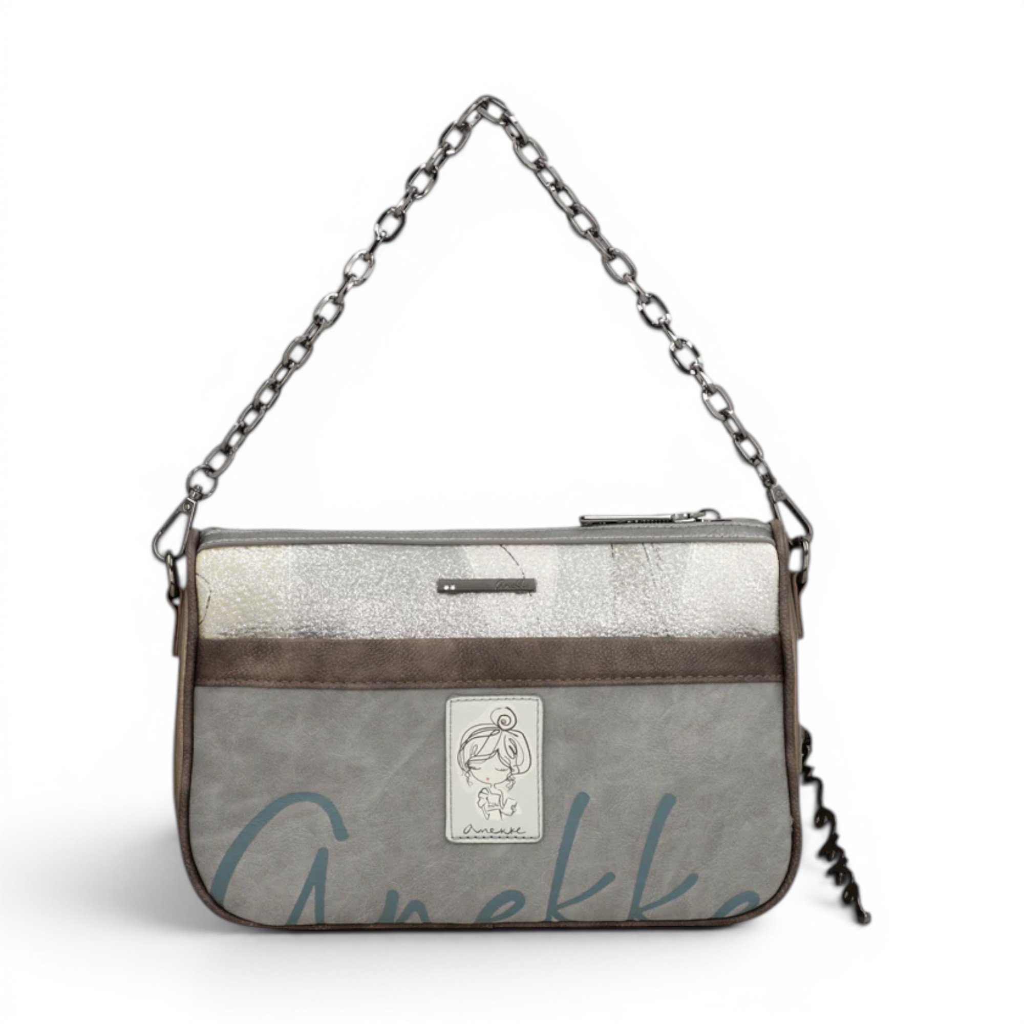 Geantă damă Anekke Essentials 42603-588-1 – crossbody bej, design practic și eleganță de zi cu zi