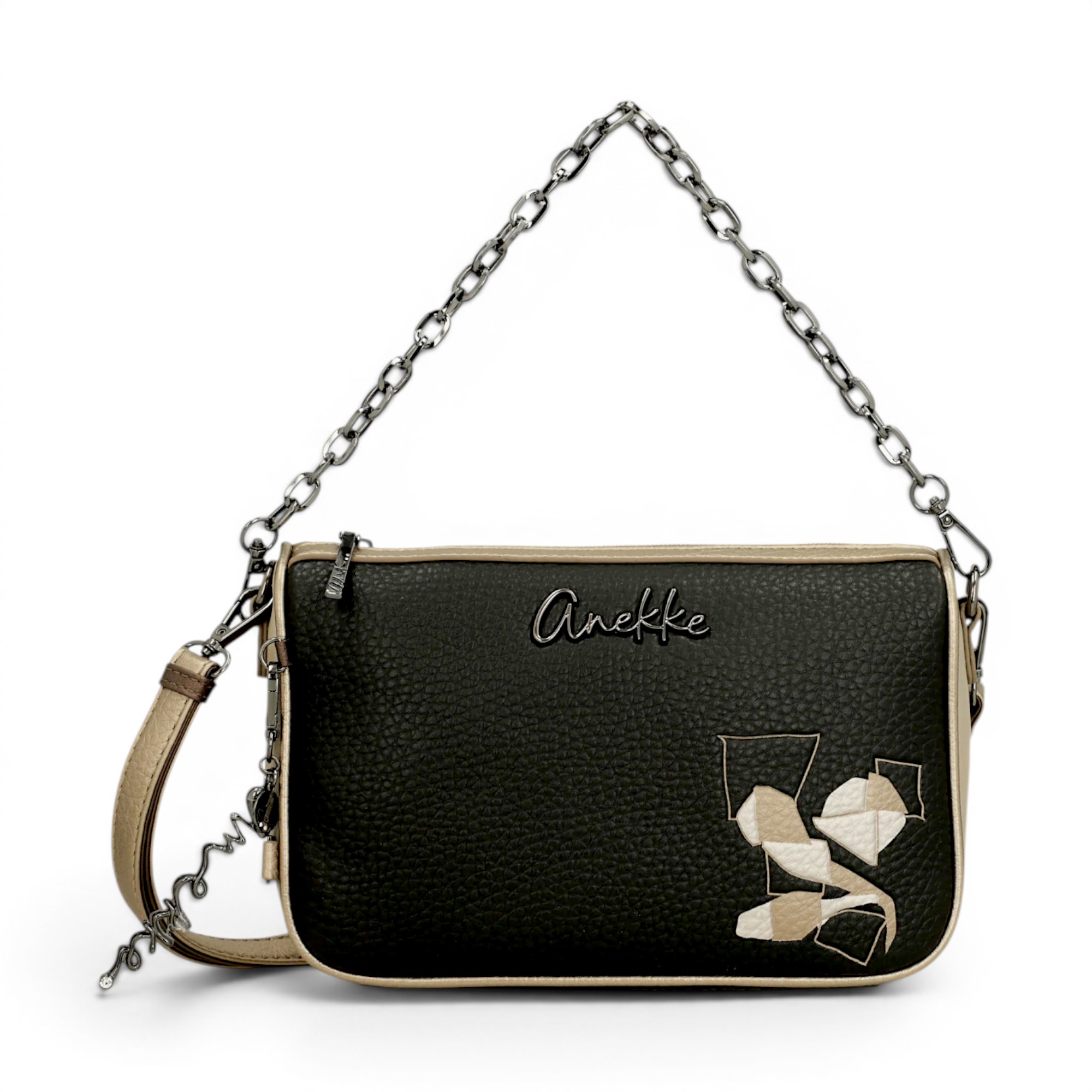 Geantă damă Anekke Essentials 42603-588-7 – crossbody negru, design practic și eleganță de zi cu zi