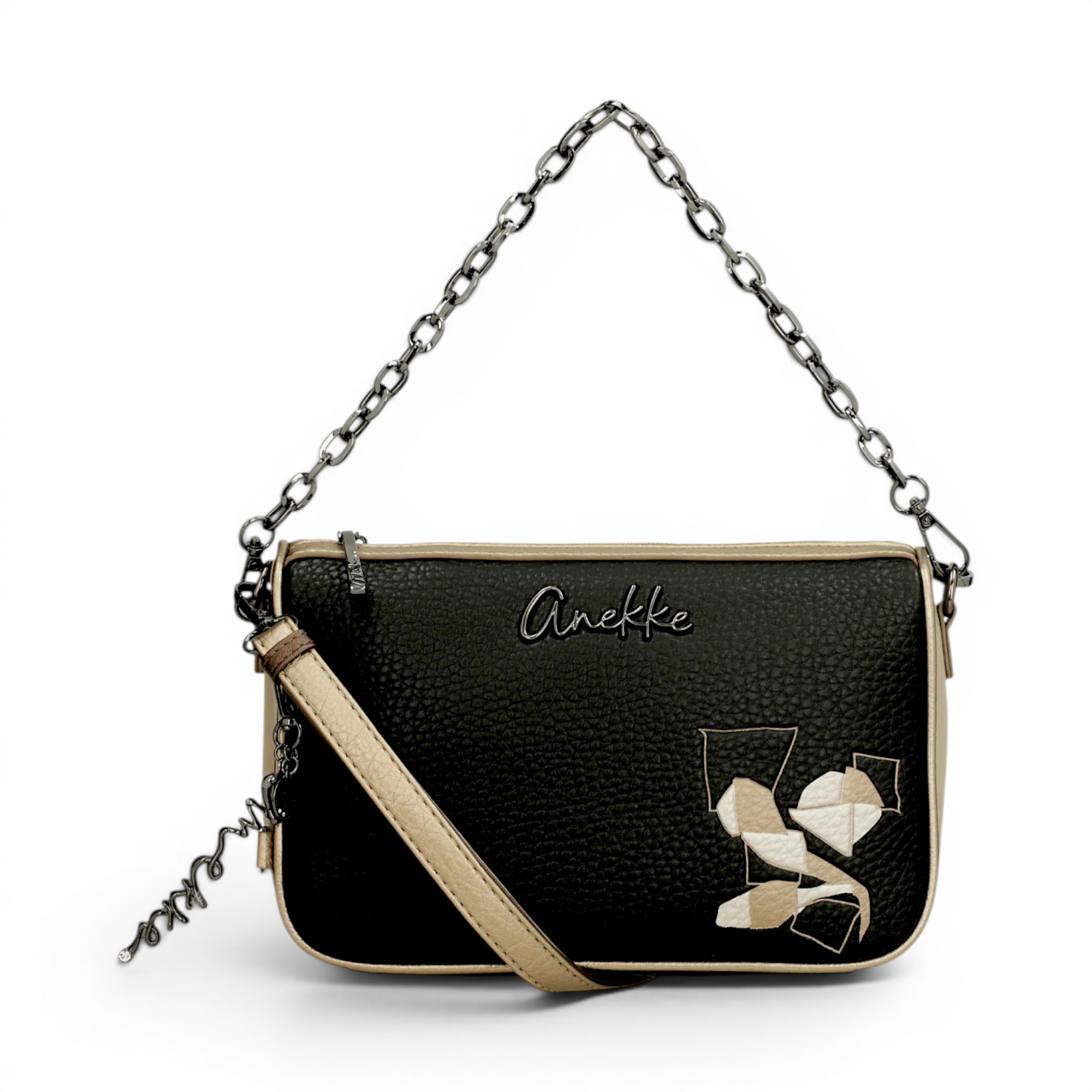 Geantă damă Anekke Essentials 42603-588-7 – crossbody negru, design practic și eleganță de zi cu zi