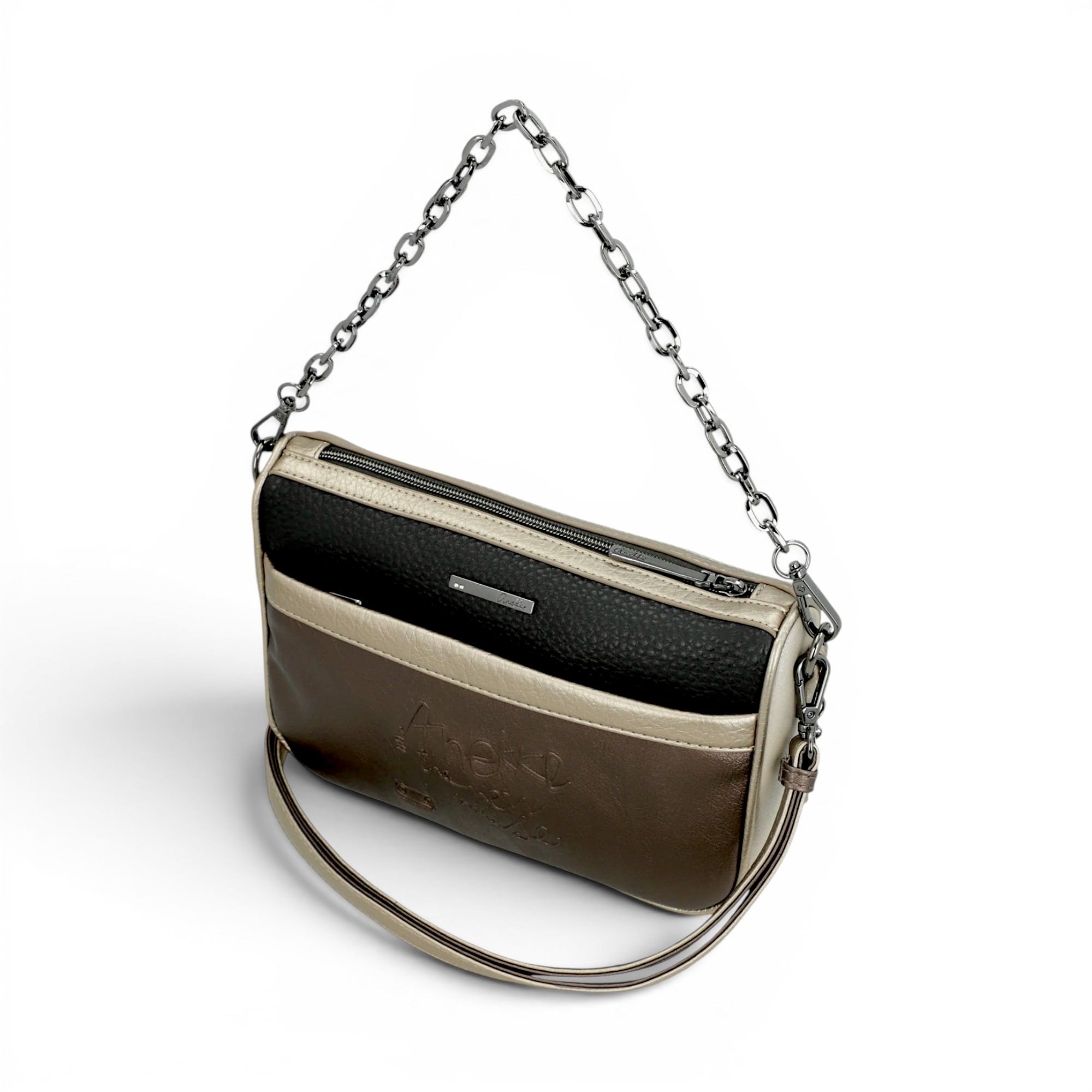 Geantă damă Anekke Essentials 42603-588-7 – crossbody negru, design practic și eleganță de zi cu zi