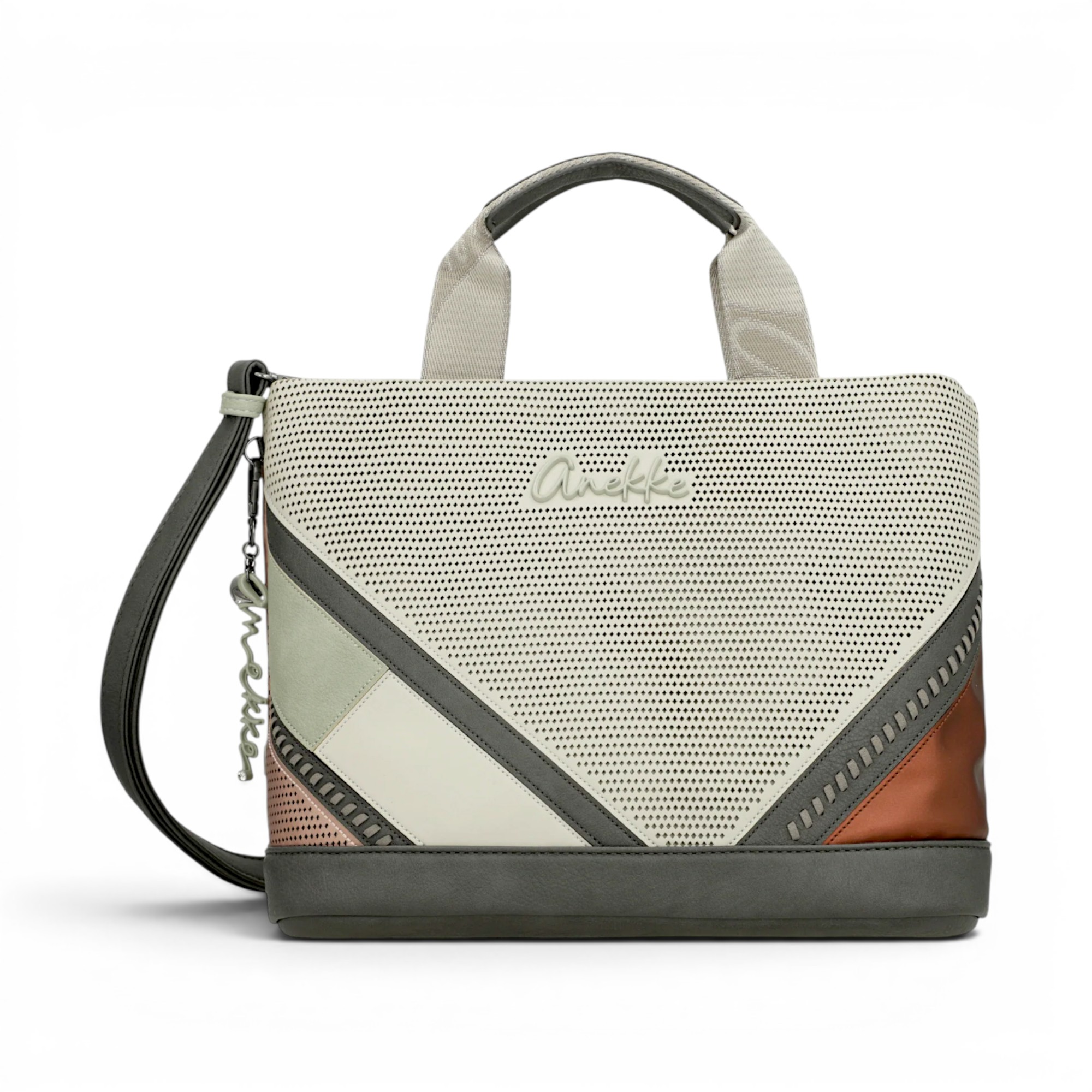 Geantă damă Anekke Symmetra 42621-222 – shopper multicolor, design geometric și eleganță contemporană (1) Geantă damă Anekke Symmetra 42621-222 – shopper multicolor, design geometric și eleganță contemporană