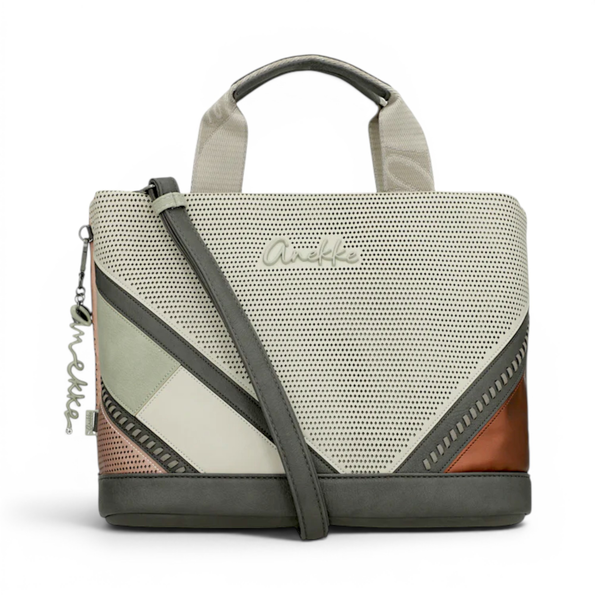 Geantă damă Anekke Symmetra 42621-222 – shopper multicolor, design geometric și eleganță contemporană (3) Geantă damă Anekke Symmetra 42621-222 – shopper multicolor, design geometric și eleganță contemporană