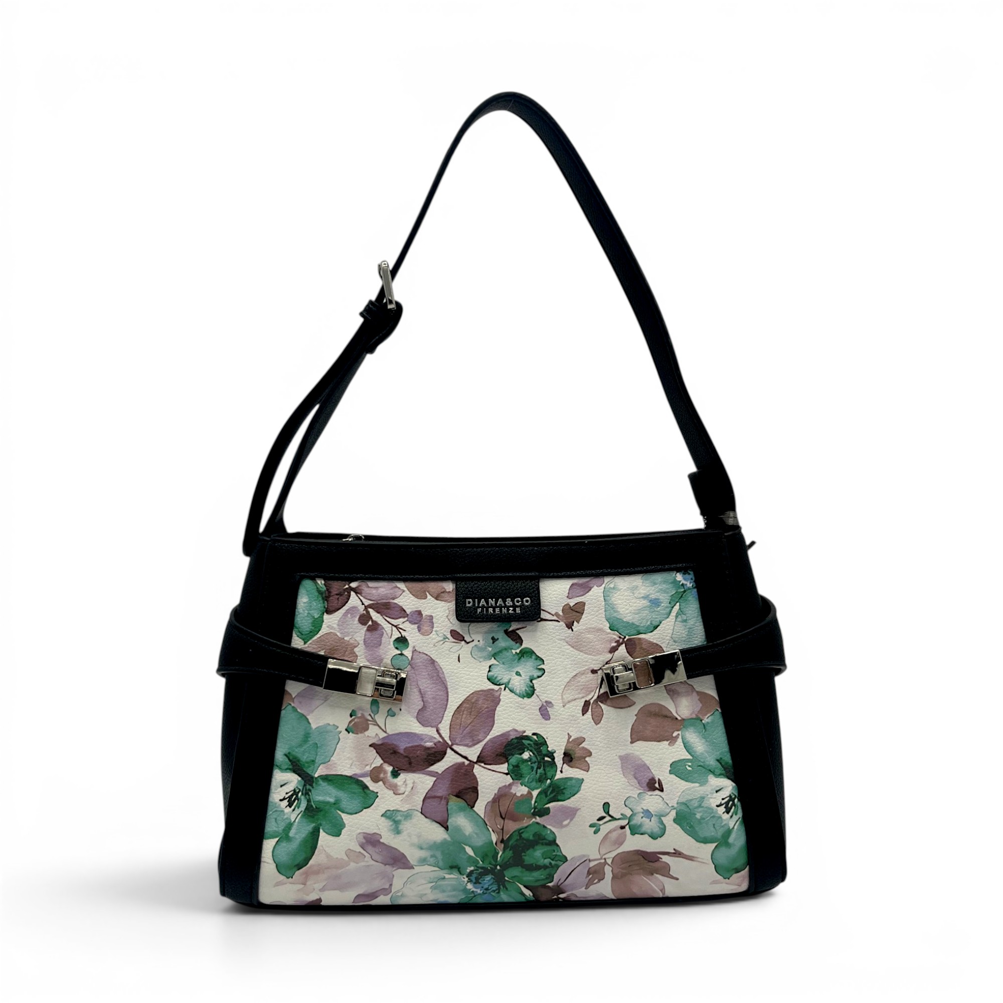Geantă damă Diana&Co DHJ731-1 negru cu imprimeu floral – geantă de umăr și crossbody din piele ecologică, 25 × 18 × 10 cm (6) Geantă damă Diana&Co DHJ731-1 negru cu imprimeu floral – geantă de umăr și crossbody din piele ecologică, 25 × 18 × 10 cm
