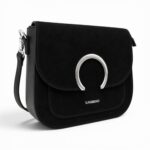 Geantă damă Velina Fabbiano VF25S-549 neagră - geantă de umăr & crossbody, 26 × 9 × 22 cm