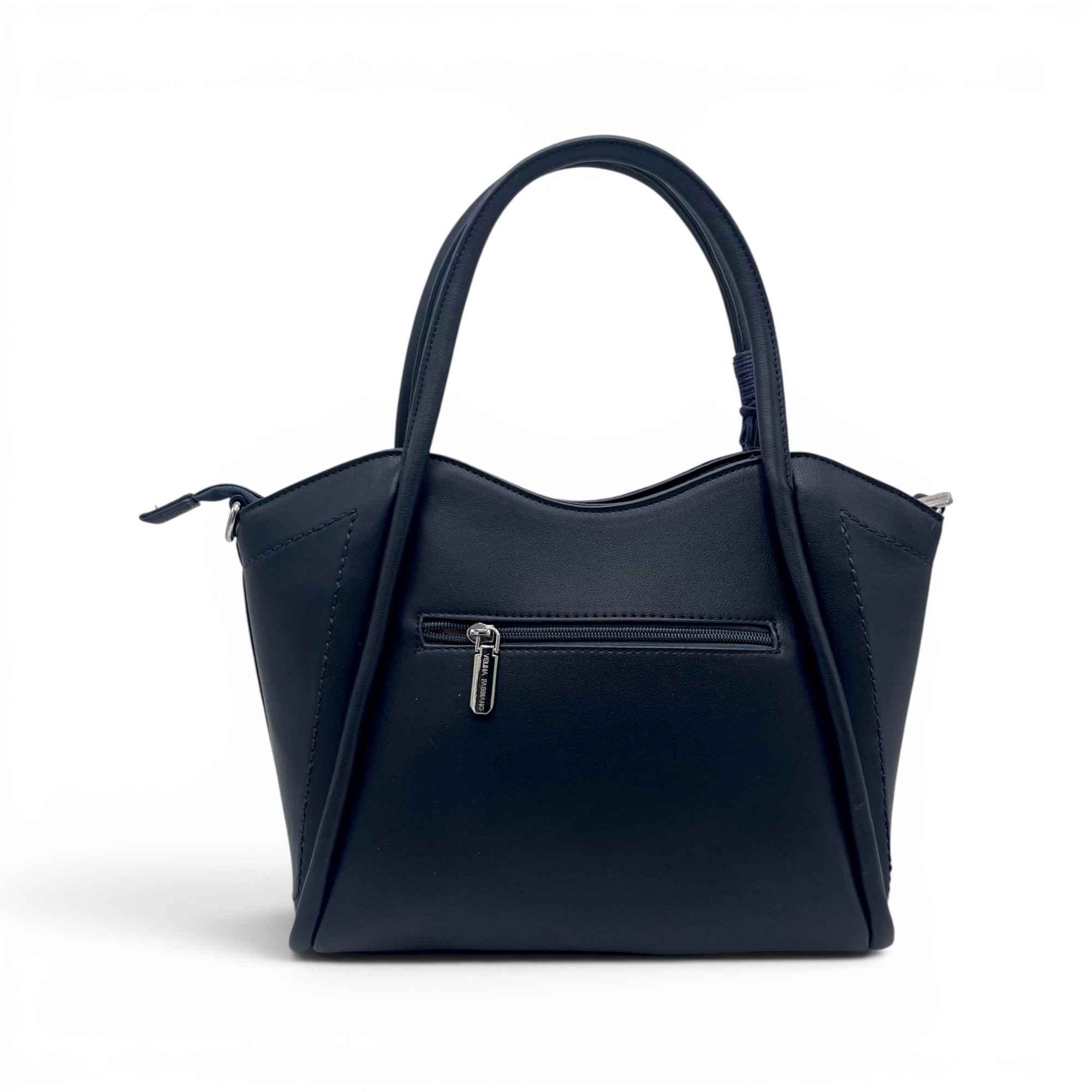 Geantă damă Velina Fabbiano VF25S-553 Bleumarin, compartimentare triplă, 32x24x15 cm