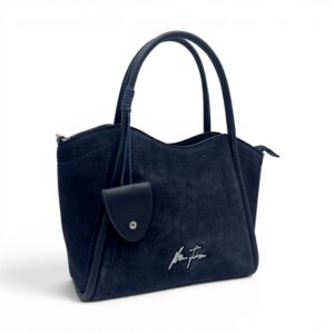Geantă damă Velina Fabbiano VF25S-553 Bleumarin, compartimentare triplă, 32x24x15 cm