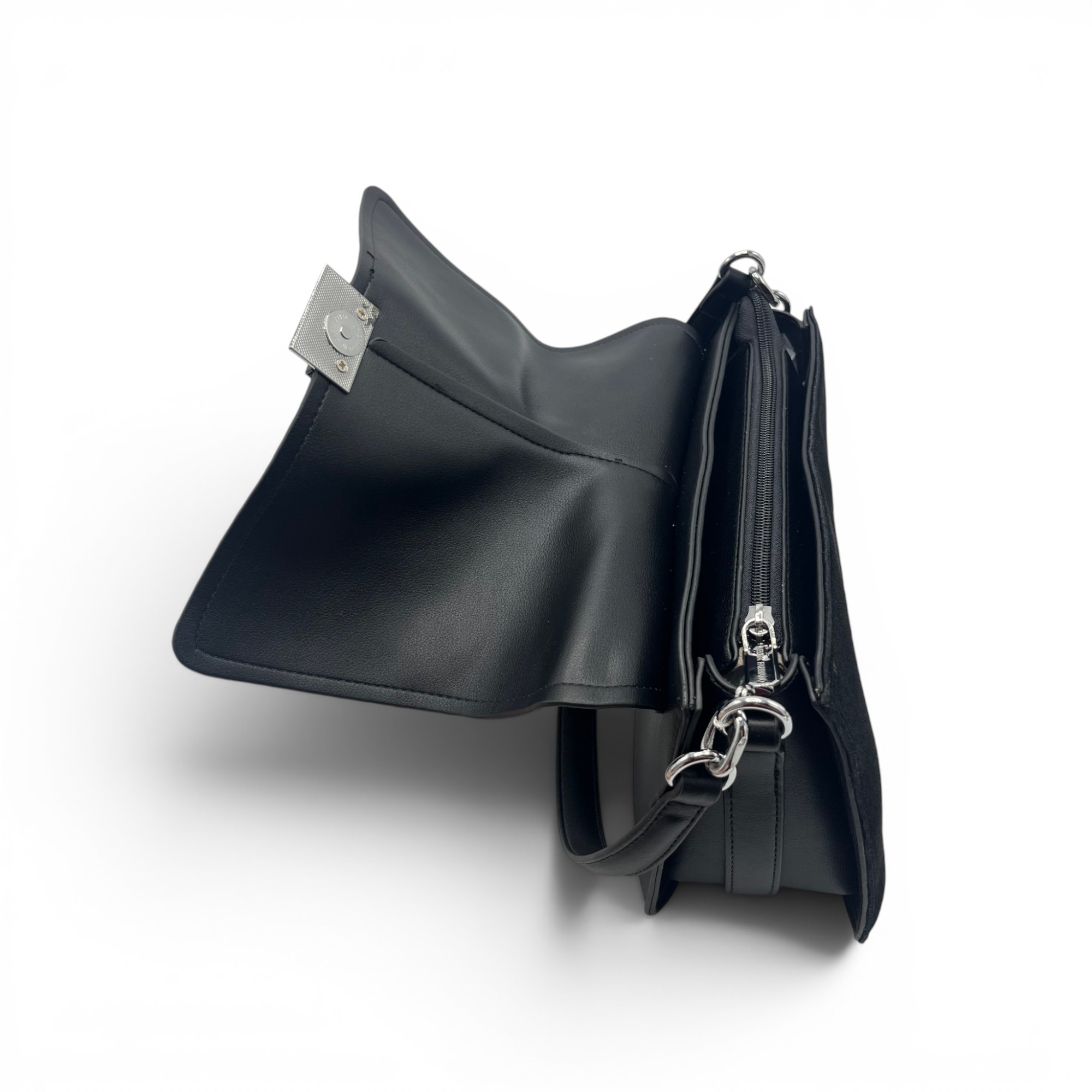 Geantă damă Velina Fabbiano VF25S-554, culoare Negru