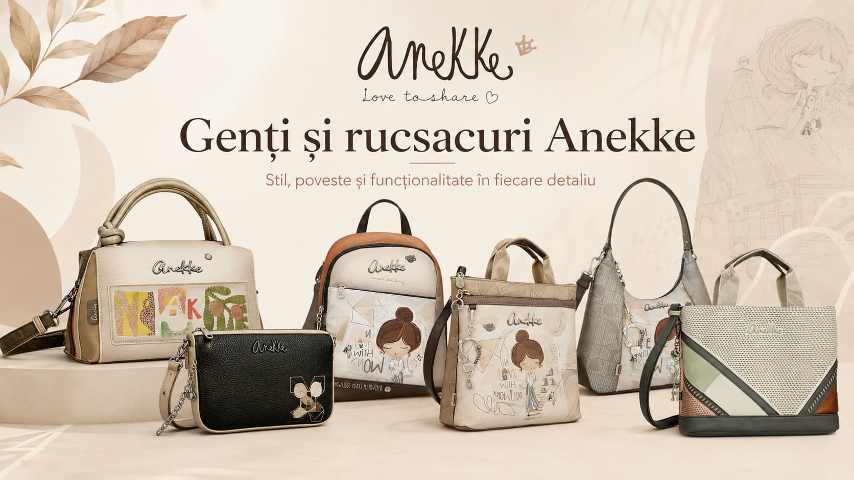 genti dama rucsacuri anekke
