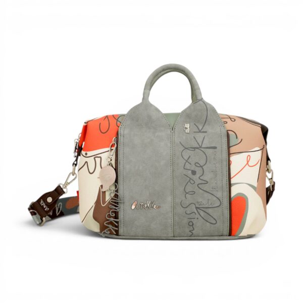 Geantă damă Anekke Alma Ole 40761-386 – bowling mare cu baretă de umăr, 31 × 21 × 15 cm