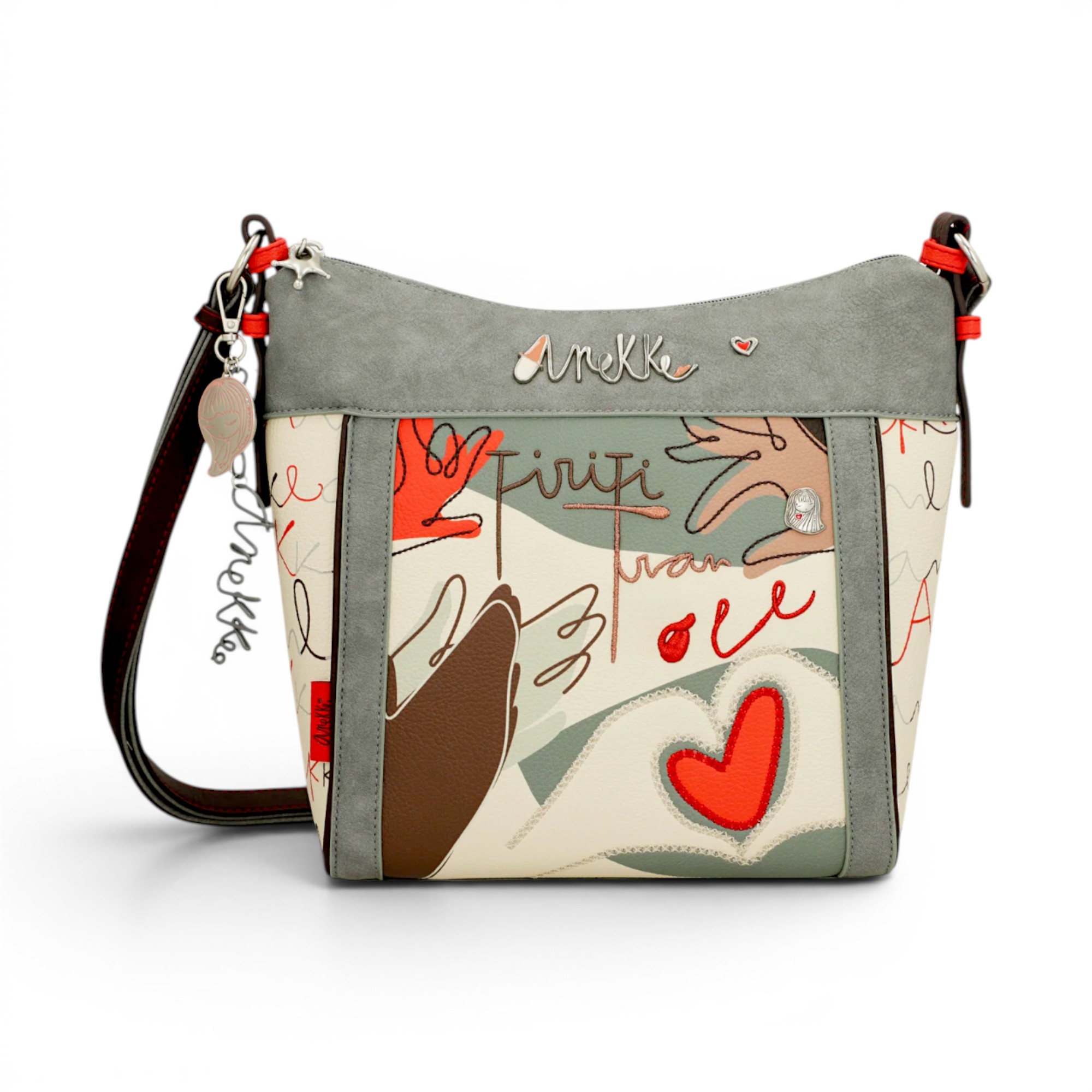Geantă damă Anekke Alma Ole 40763-007 – crossbody medie-mare, 31/24 × 28 × 12 cm