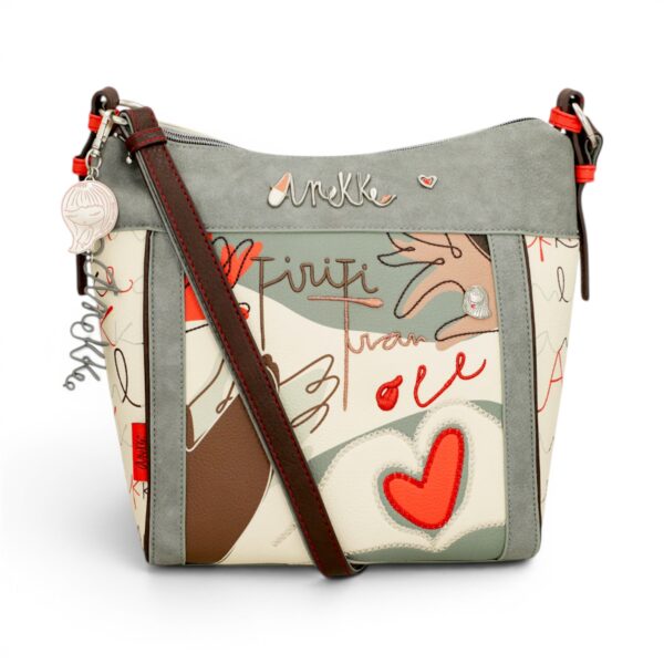 Geantă damă Anekke Alma Ole 40763-007 – crossbody medie-mare, 31/24 × 28 × 12 cm
