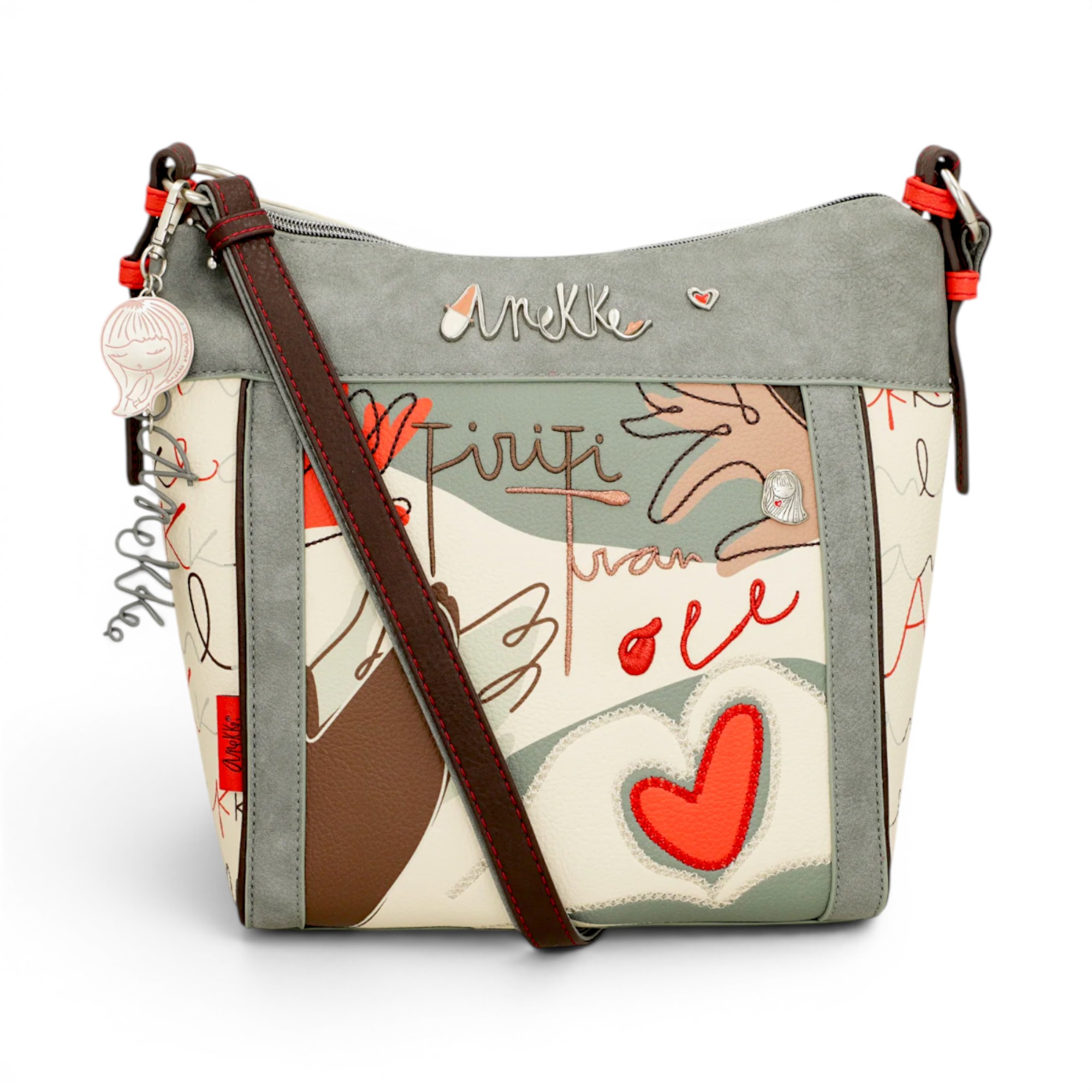 Geantă damă Anekke Alma Ole 40763-007 – crossbody medie-mare, 31/24 × 28 × 12 cm
