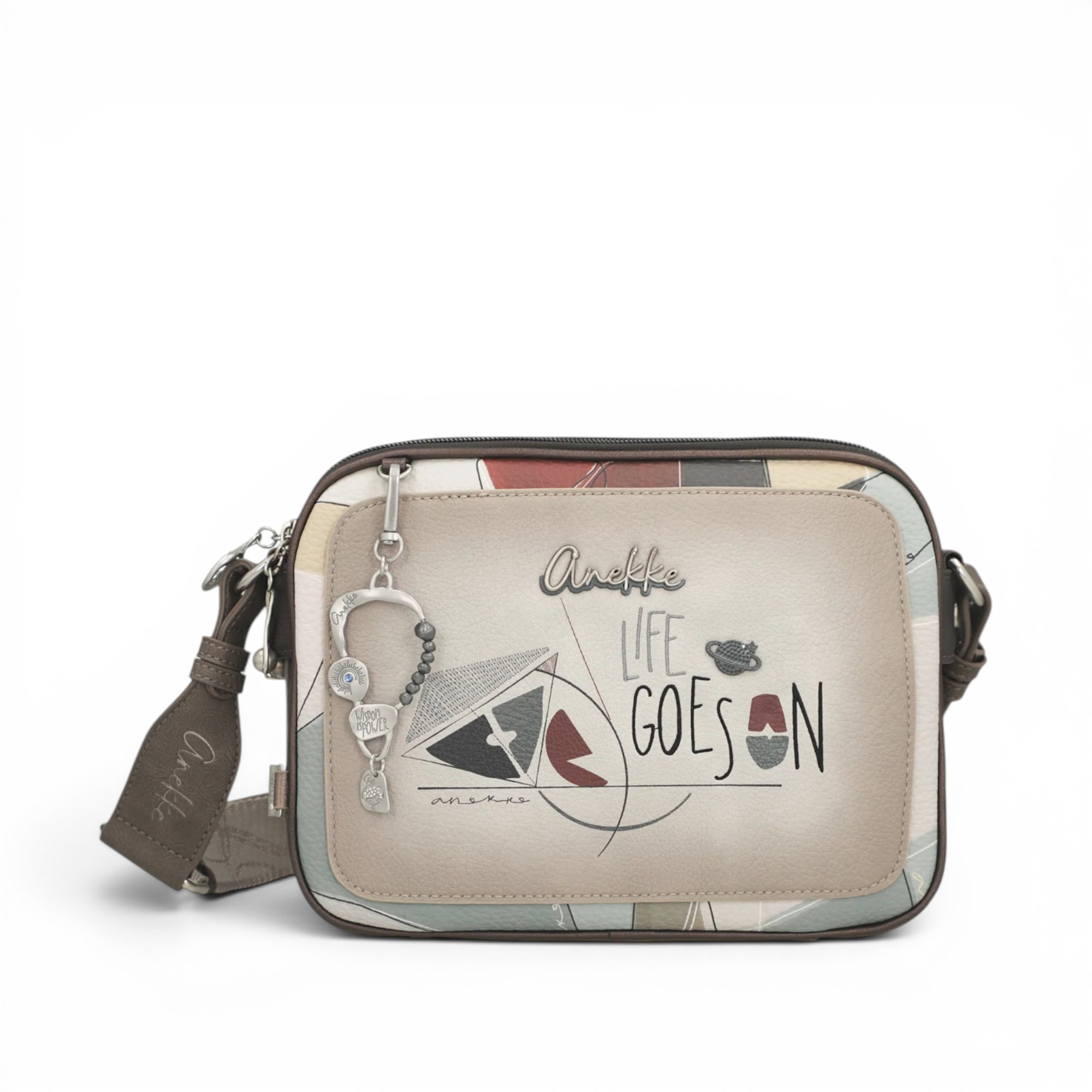 Geantă damă Anekke Auralis 42813-188 – crossbody medie cu 3 compartimente