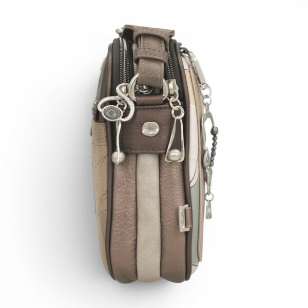 Geantă damă Anekke Auralis 42813-188 – crossbody medie cu 3 compartimente