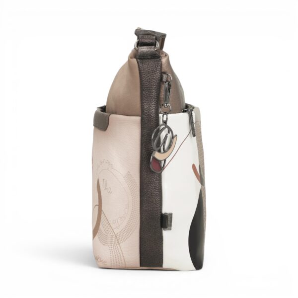 Geantă damă Anekke Eikon 42753-248 – crossbody medie cu imprimeu artistic și curea reglabilă