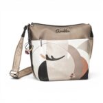 Geantă damă Anekke Eikon 42753-248 – crossbody medie cu imprimeu artistic și curea reglabilă