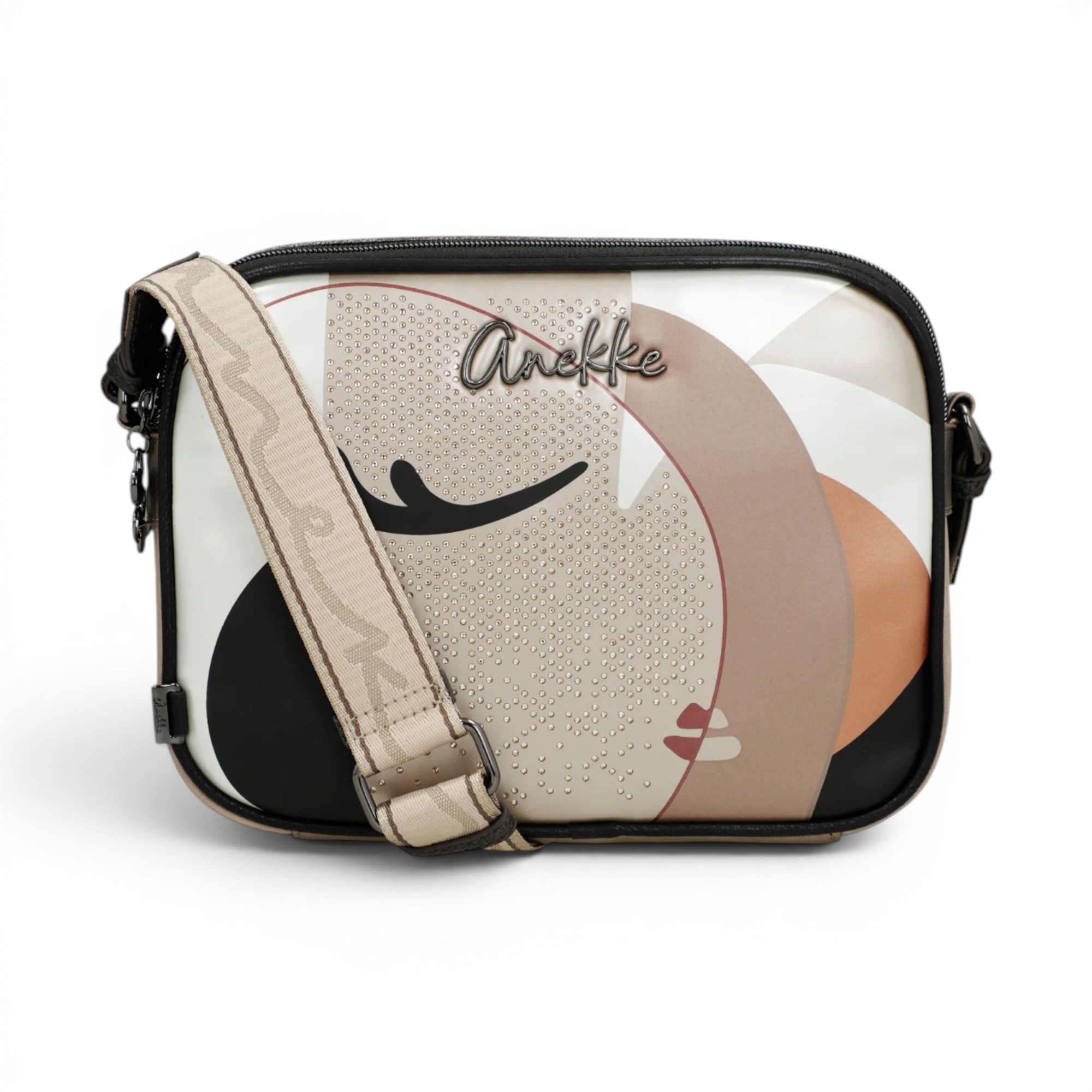 Geantă damă Anekke Eikon 42753-516 – crossbody medie cu două compartimente, 28 × 20 × 8 cm