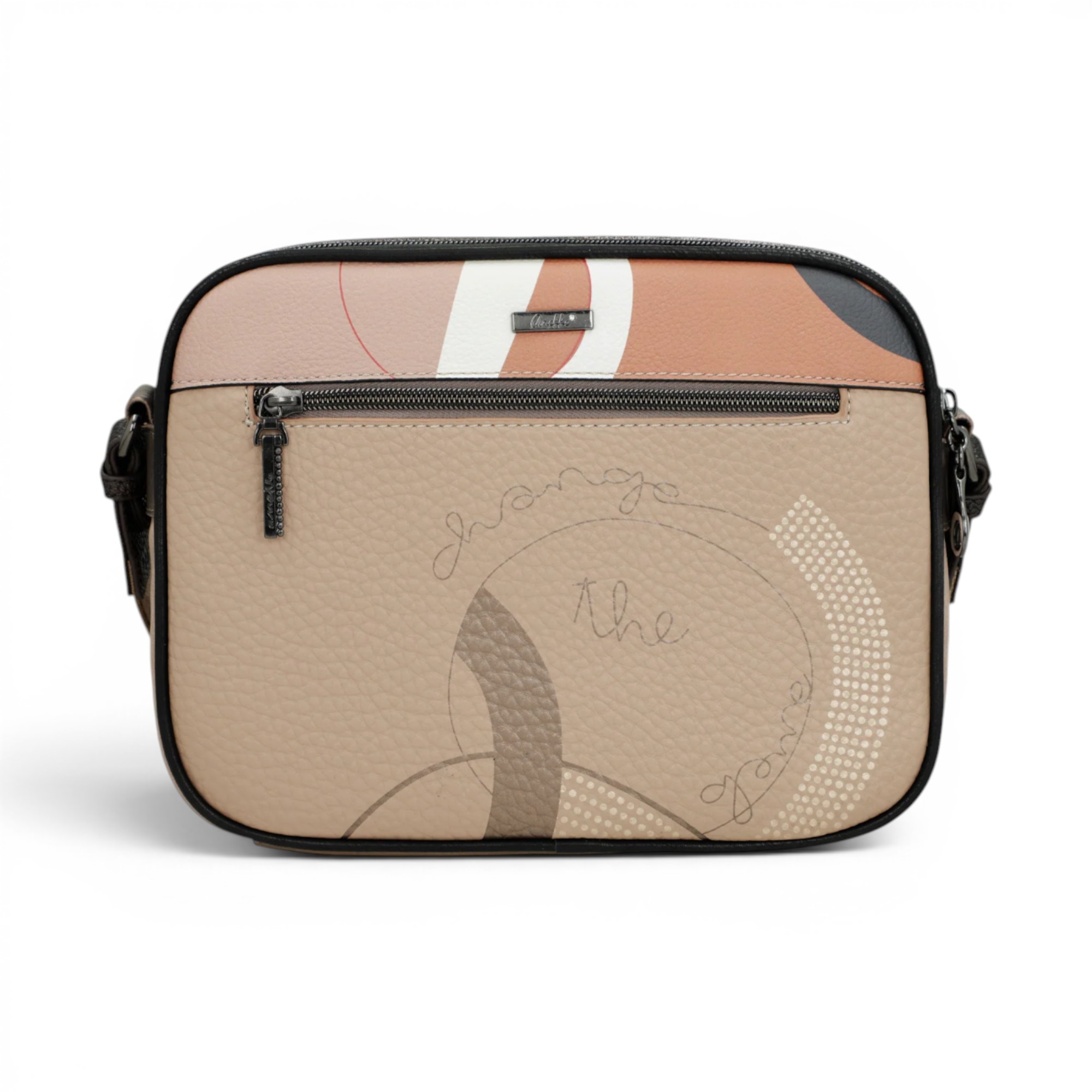 Geantă damă Anekke Eikon 42753-516 – crossbody medie cu două compartimente, 28 × 20 × 8 cm