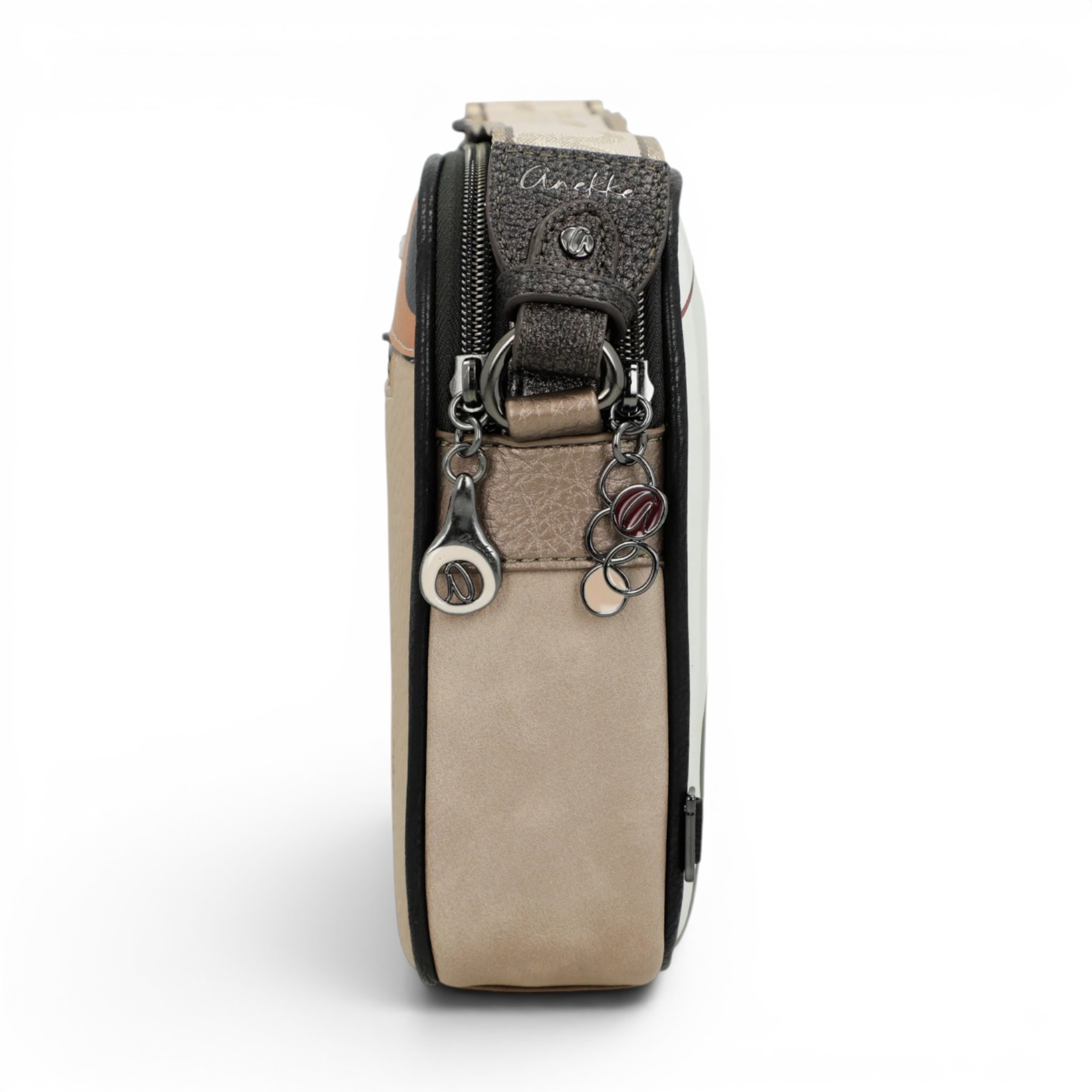 Geantă damă Anekke Eikon 42753-516 – crossbody medie cu două compartimente, 28 × 20 × 8 cm