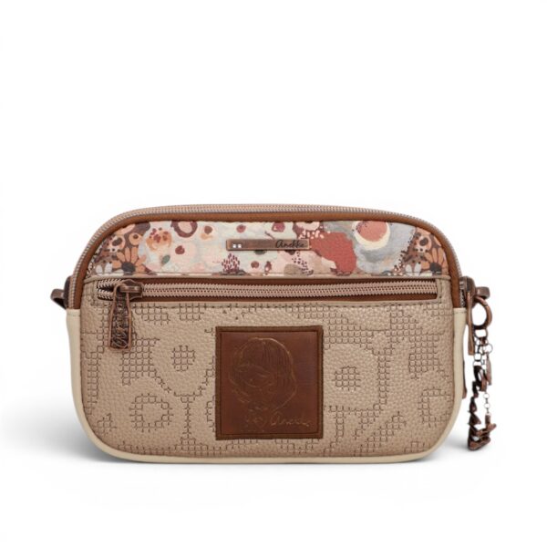 Geantă damă Anekke Essence 43653-445 – crossbody mică cu 3 compartimente, 20 × 15 × 6 cm