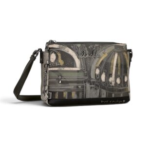 Geantă damă Anekke Melody 43813-184 – crossbody medie-mare cu 3 compartimente, 31 × 20 × 10 cm