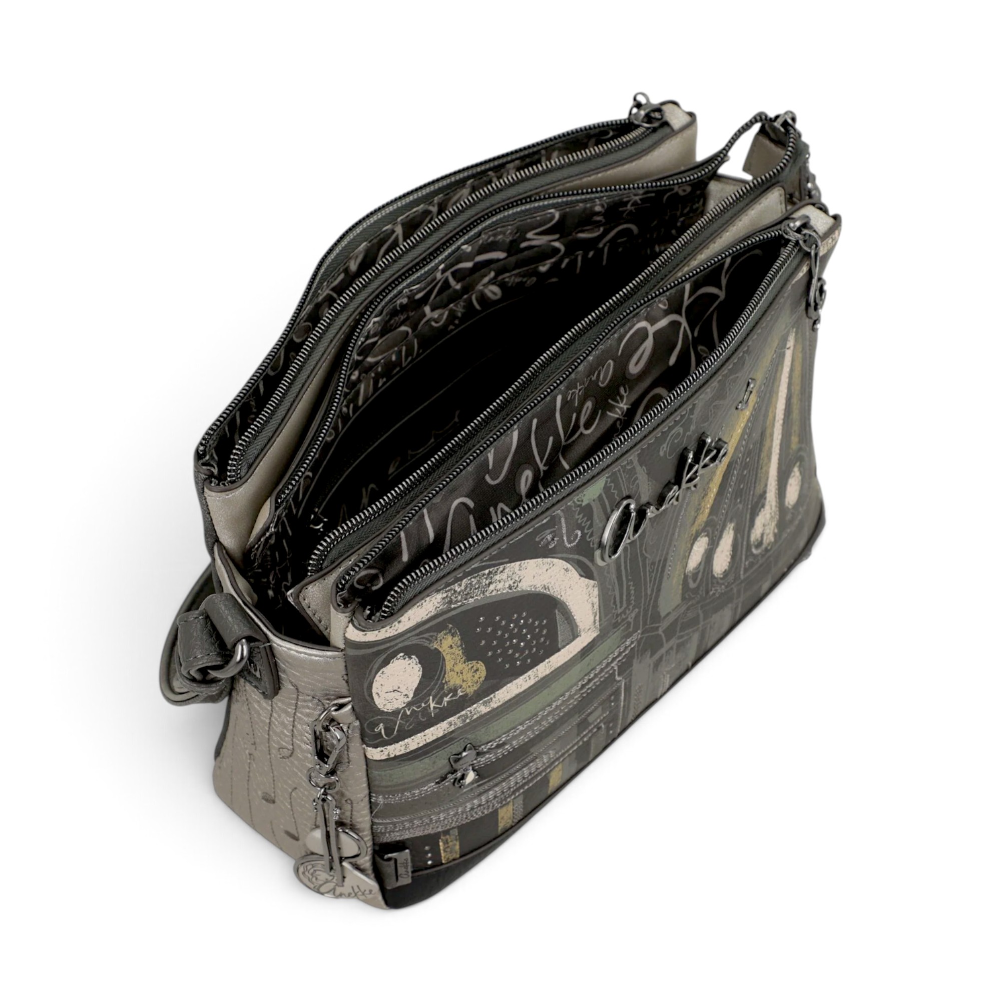 Geantă damă Anekke Melody 43813-184 – crossbody medie-mare cu 3 compartimente, 31 × 20 × 10 cm (8) Geantă damă Anekke Melody 43813-184 – crossbody medie-mare cu 3 compartimente, 31 × 20 × 10 cm