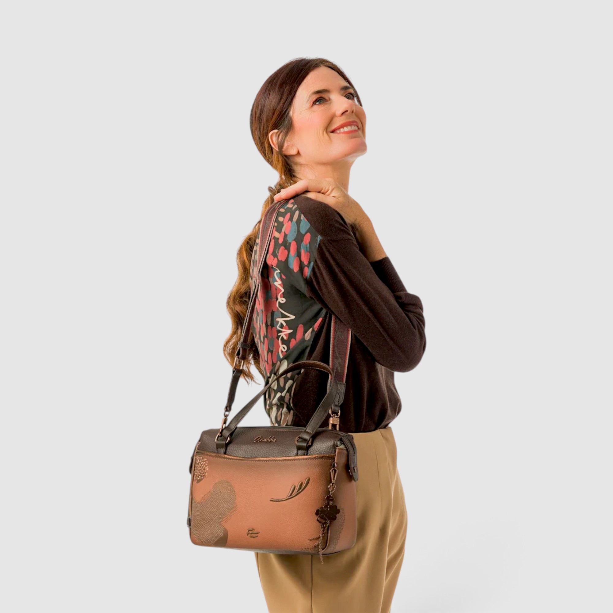 Geantă damă Anekke Melody Voyage 43821-187 – de mână și crossbody, 31 × 22 × 14 cm