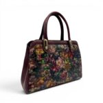 Geantă de mână și crossbody Laura Vita cu imprimeu floral.