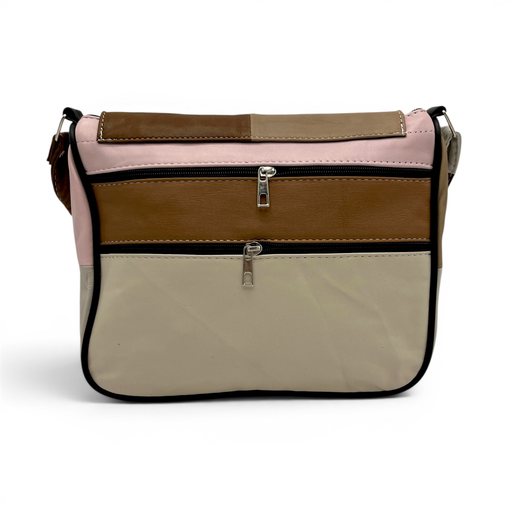 Geantă damă unicat Lucia R45-C76 – crossbody din piele naturală multicoloră