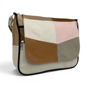 Geantă damă unicat Lucia R45-C76 – crossbody din piele naturală multicoloră
