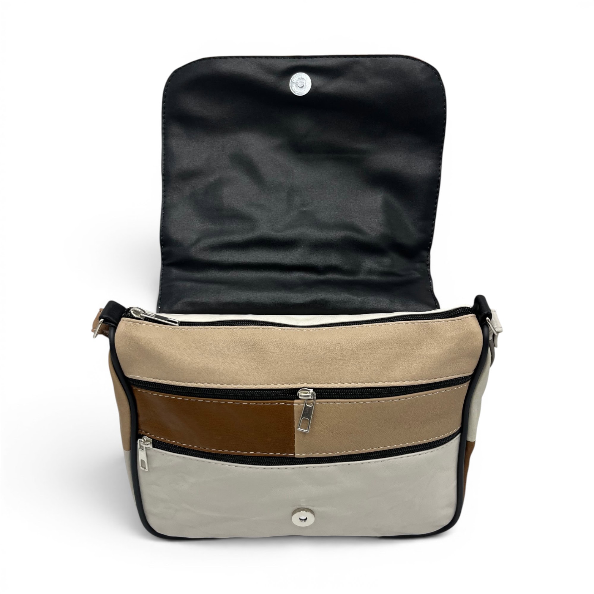 Geantă damă unicat Lucia R45-C78 – crossbody din piele naturală multicoloră